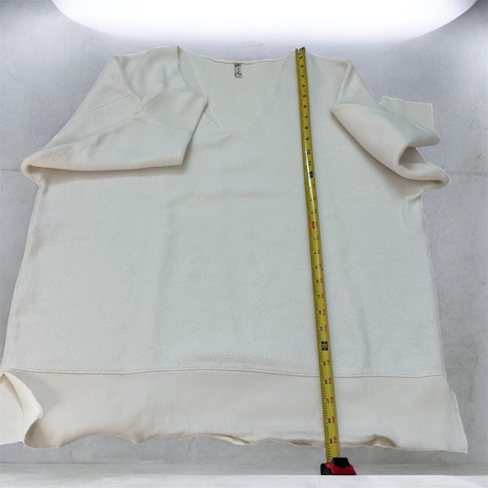 Free People White V-Neck Sweater - Picture 5 of 8